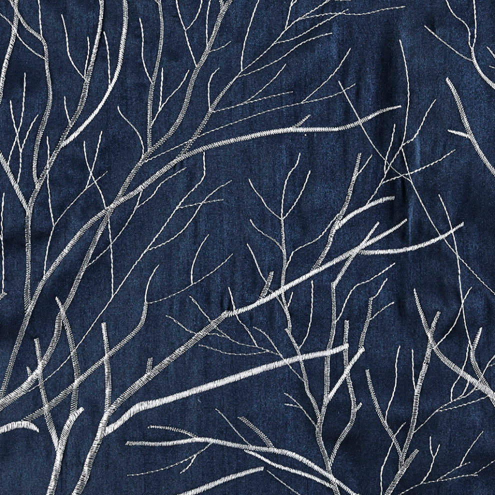 Madison Park Andora Embroidered Faux Silk Window Panel