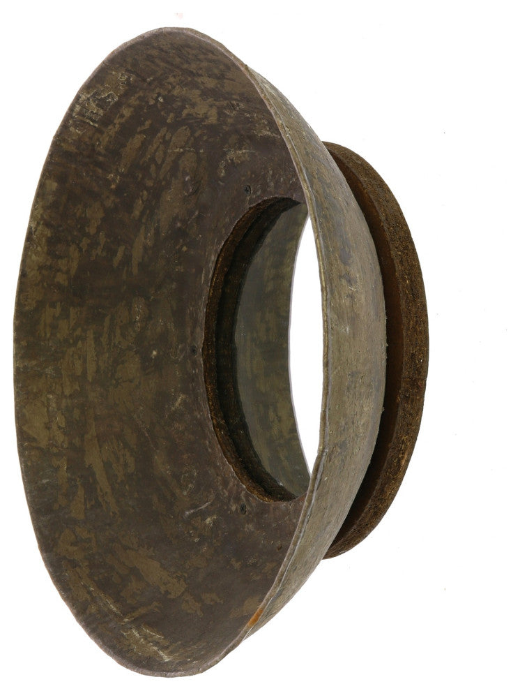 Petite Metal Bowl Wall Mirror