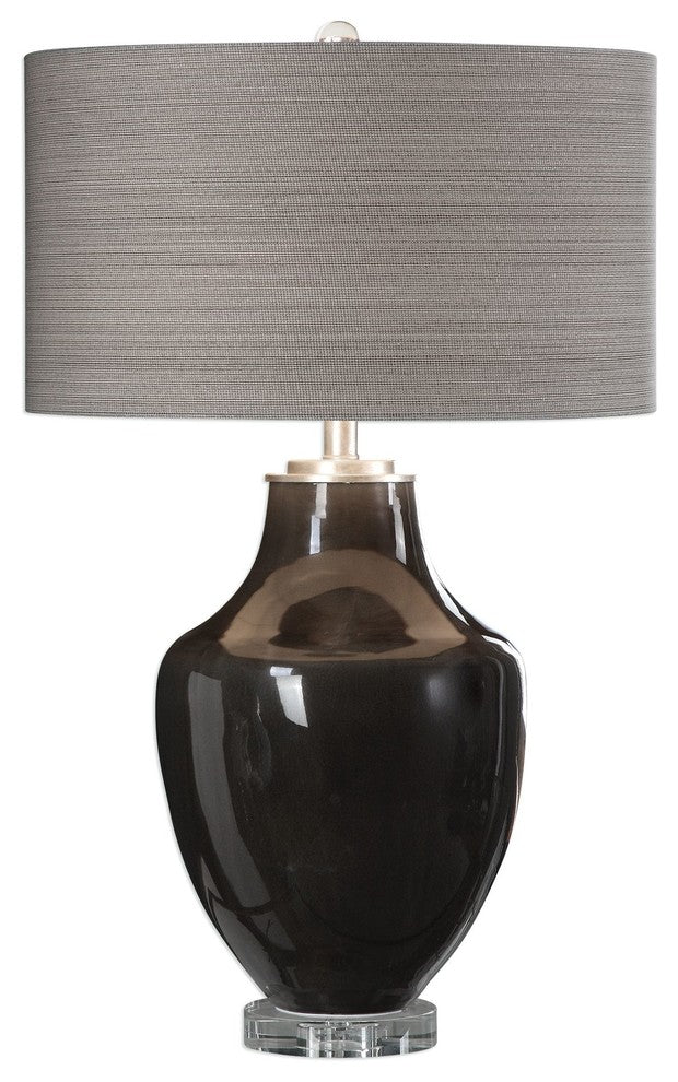 Uttermost 27568-1 Vrana Dark Gray Table Lamp