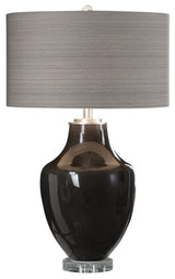 Uttermost 27568-1 Vrana Dark Gray Table Lamp