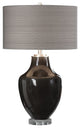 Uttermost 27568-1 Vrana Dark Gray Table Lamp