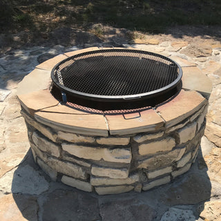 Sunnydaze X Marks Outdoor Fire Pit Cooking Grill Grate, 22" Diameter