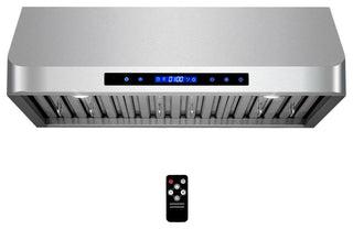 Cosmo Modern Under-Cabinet Range Hood, Touch Screen, 30"