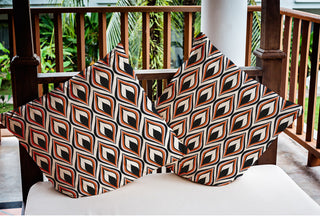 Feathers Indoor/Outdoor Throw Pillow, Black, 18"x18"