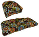 U-Shaped Spun Polyester Tufted Settee Cushion Set, Set of 3, Flynn