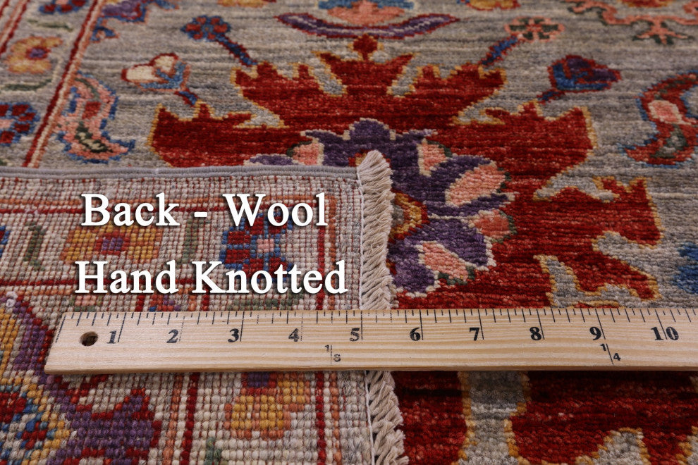 Hand-Knotted Persian Fine Serapi Wool Rug 7' 10" X 9' 6" - Q12437