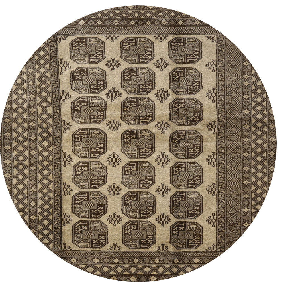 Ahgly Company Indoor Round Traditional Area Rugs, 3' Round