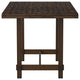 Emery Pub Height Dining Table, Walnut