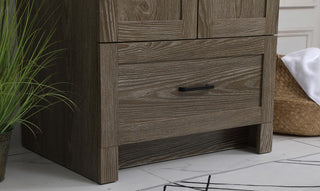 Elegant Lighting VF2824 Soma 24" - Weathered Oak