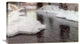 "Thawing Ice: The Lysaker River" Artwork, 30" x 17"