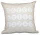 26"x26" Happy Holidays, Word Print Pillow, Cream