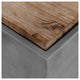 Contemporary Marquis Outdoor Stool - Grey