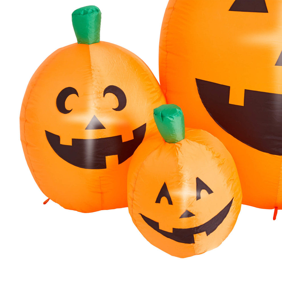 8' Lighted Inflatable Jack-O-Lantern Pumpkins Decor, Pumpkins