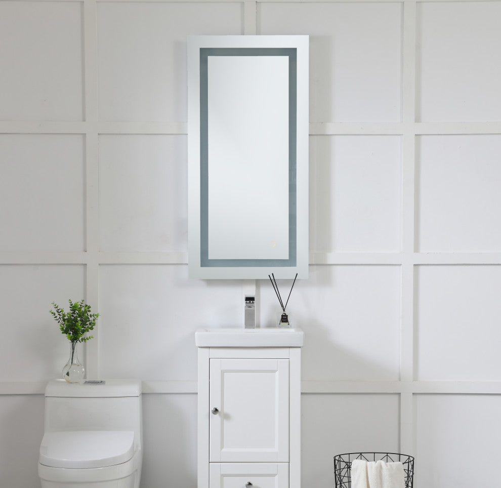 LED Hardwired Mirror Rectangle W20"H40" Dimmable 5000K