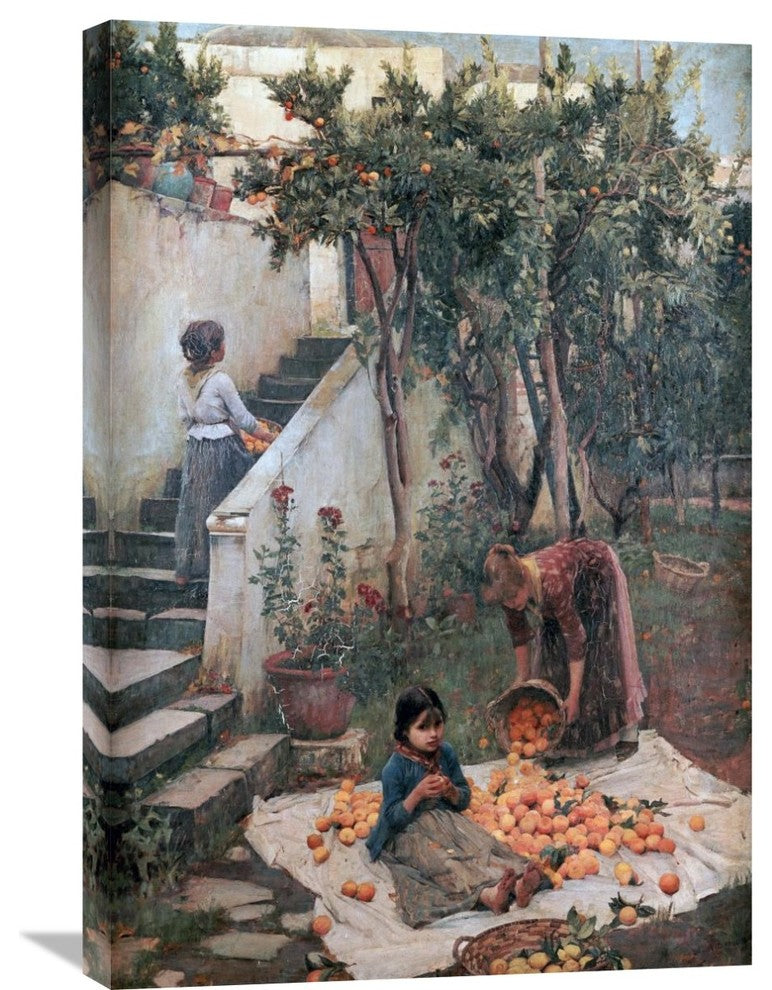 "The Orange Gatherers" Artwork, 20" x 30"