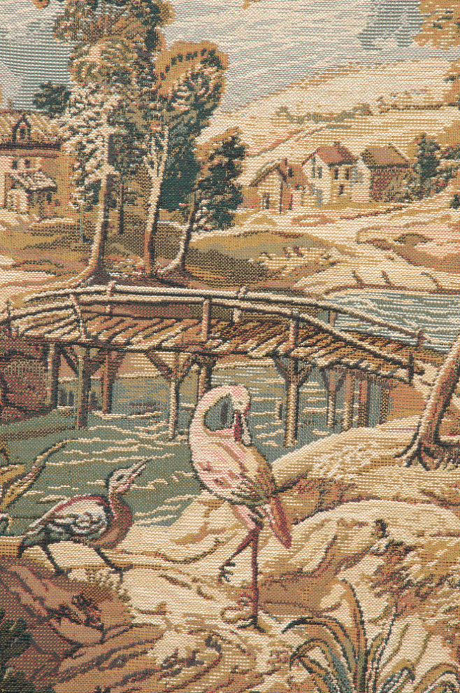 Verdure aux Oiseaux Belgian Wall Tapestry