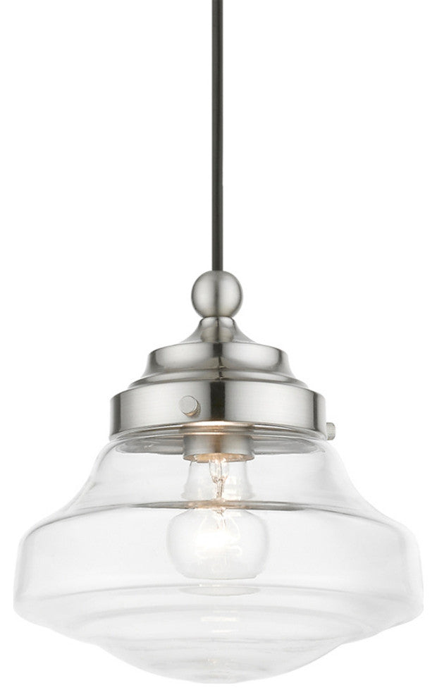 Avondale 1 Light Brushed Nickel Mini Pendant
