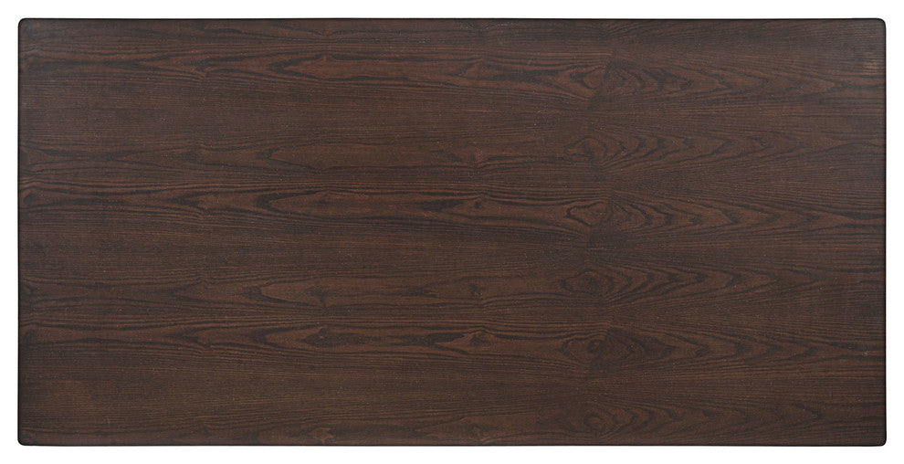 Modern Urban Contemporary Dining Table, Walnut Wood