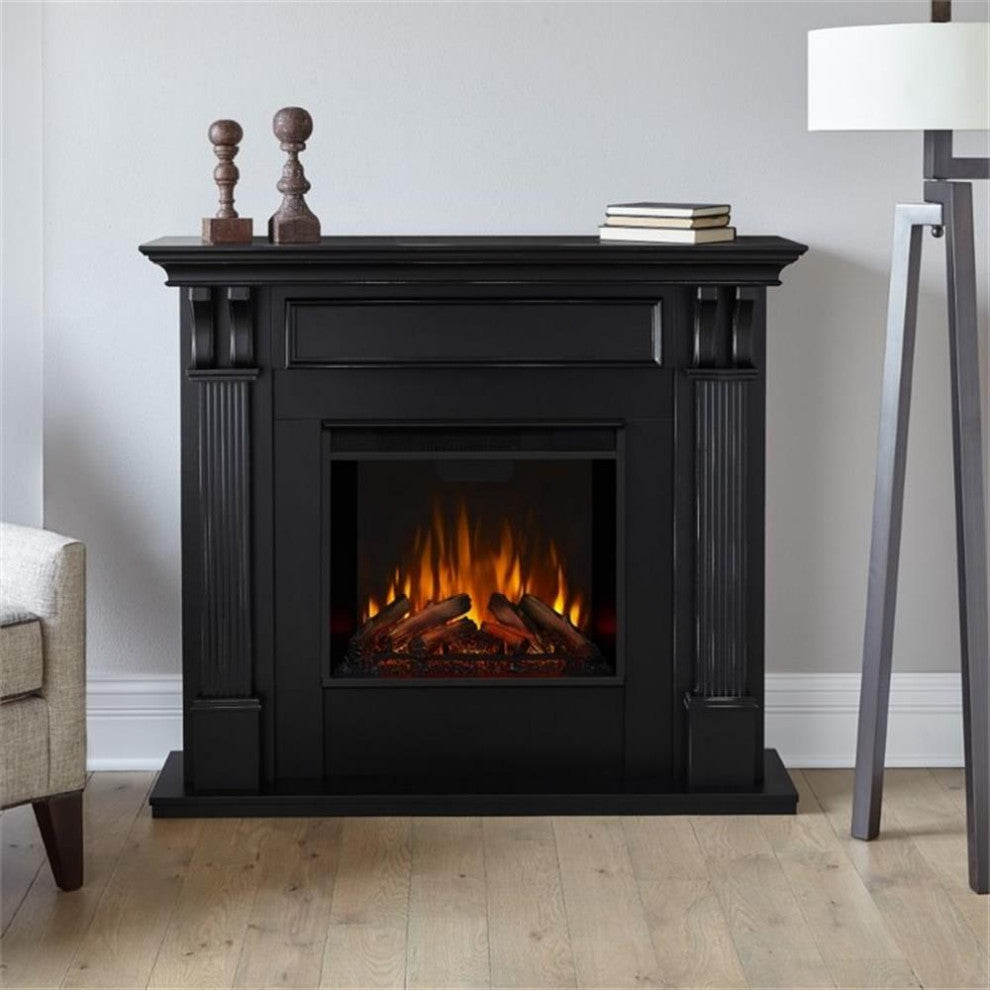 Real Flame Ashley Electric Fireplace in Black Wash