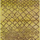 Ahgly Company Indoor Square Mid-Century Modern Area Rugs, 6' Square