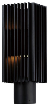 ET2 E30110 Rampart 15" Tall LED Outdoor Single Head Post Light - Black