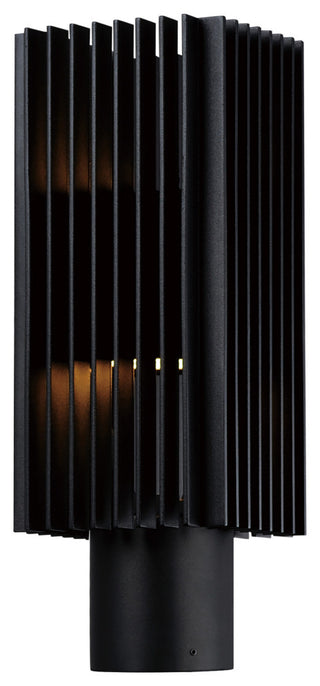 ET2 E30110 Rampart 15" Tall LED Outdoor Single Head Post Light - Black
