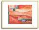 Carey Copeland Abstract Desert Landscape Metal Framed Art Print