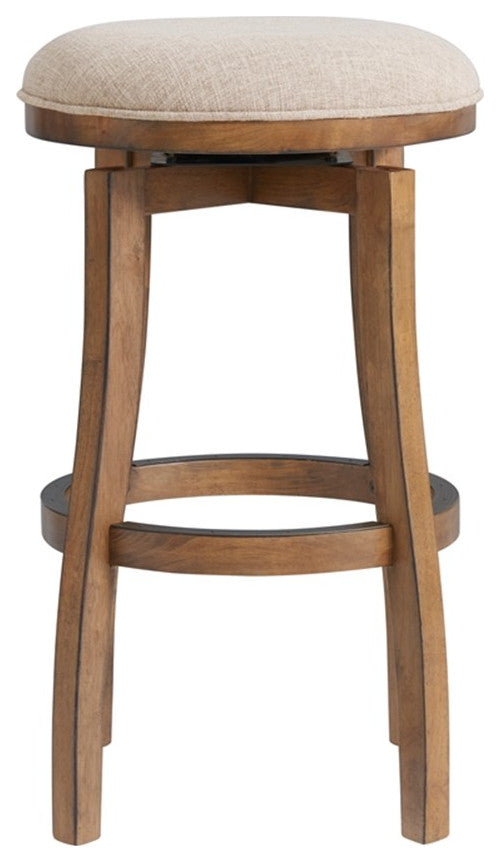Ellie Bar Stool, Set of 2, Brown, Bar Height