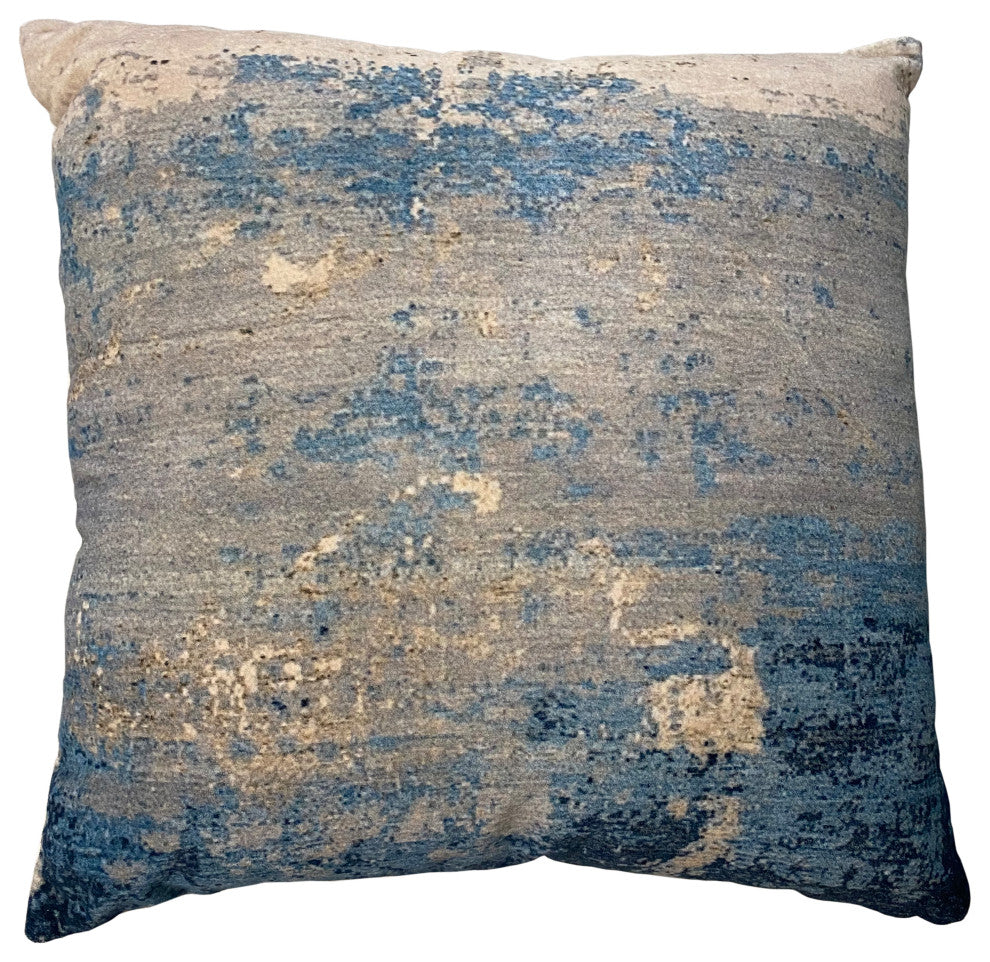 Decor Maisonette Ocean Throw Pillow, Silver 20"x20"x4"