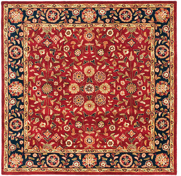Safavieh Heritage Hg966A Red, Navy Area Rug, 2'3" X 8'0"
