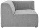 Bartlett Upholstered Fabric Upholstered Fabric 3-Piece Sofa Light Gray