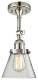Innovations Lighting 201F-Pn-G62 1 Light Semi-Flush Mount