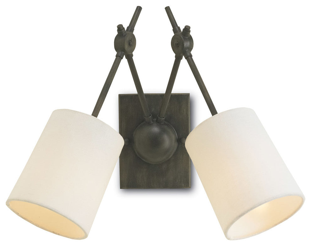 Contemporary Compass Wall Sconce 2-Light, Cupertino