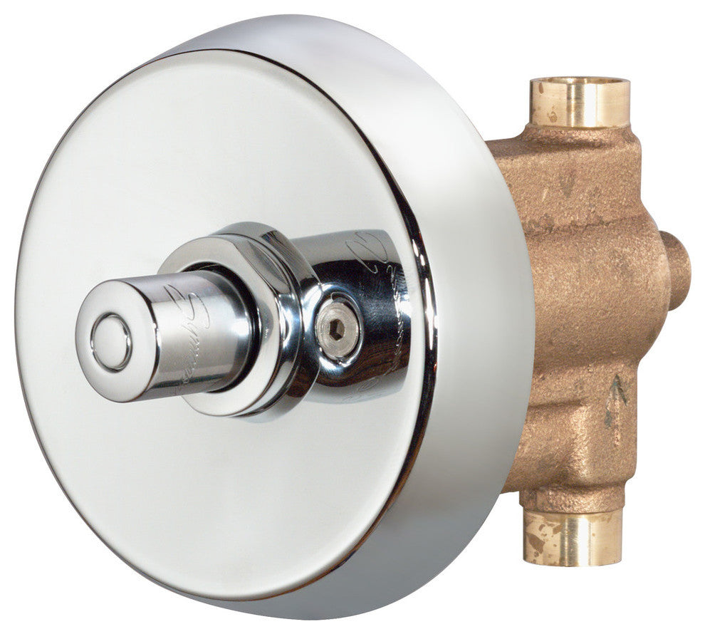 Showeroff Metering Shower Valve and Trim, Chrome