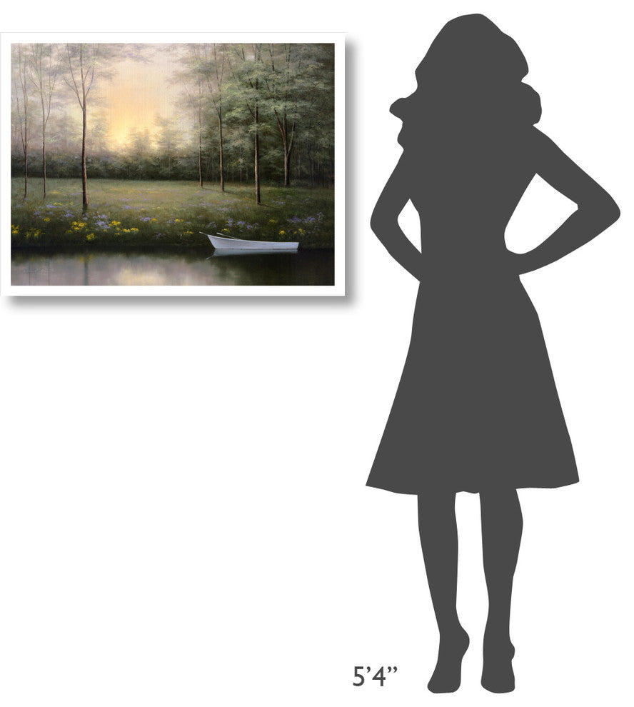 "Secret Glen" Digital Paper Print by Diane Romanello, 34"x26"