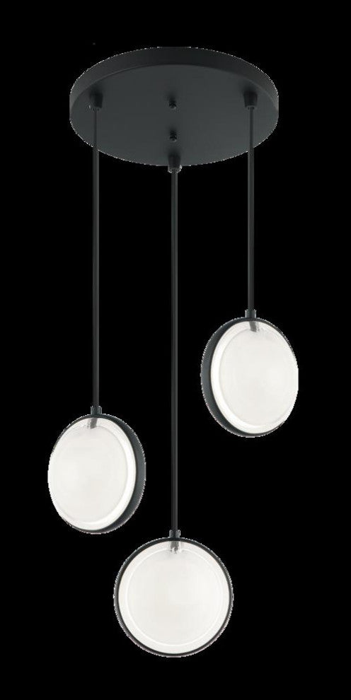 Matteo Lighting C71503MB Pendant, Matte Black Finish
