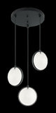 Matteo Lighting C71503MB Pendant, Matte Black Finish