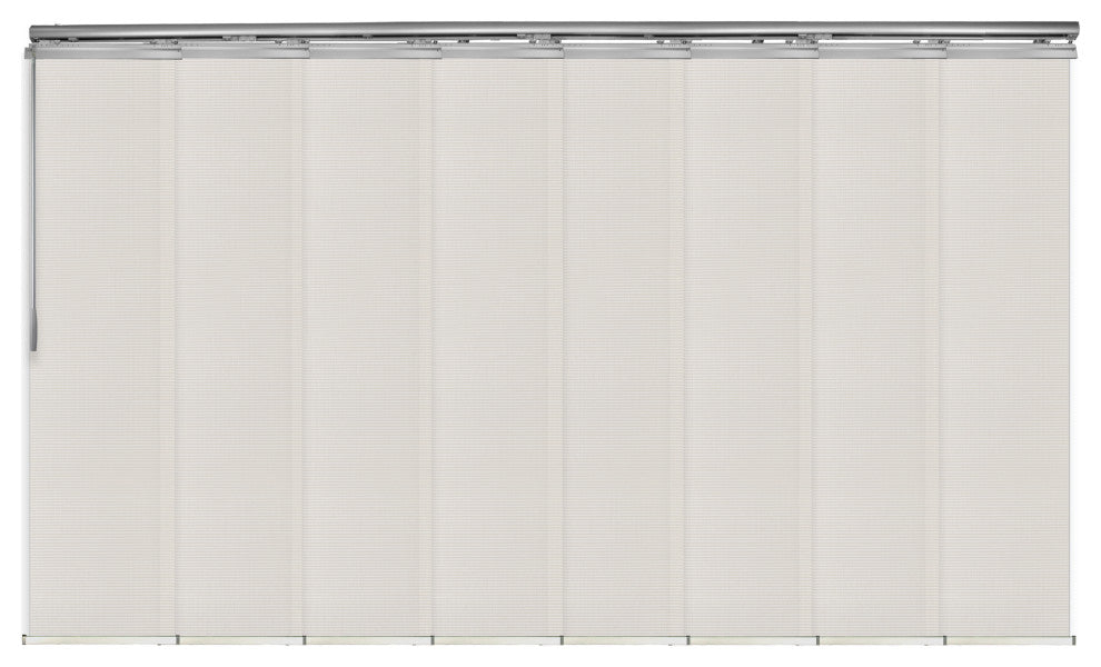 Nikolina 8-Panel Track Extendable Vertical Blinds 130-175"W