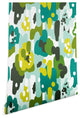 Deny Designs Heather Dutton Painted Camo Wallpaper, Green, 2'x10'
