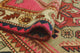 Fine Vintage Distressed Wazma Pink/Burgundy Runner, 3'9x10'0