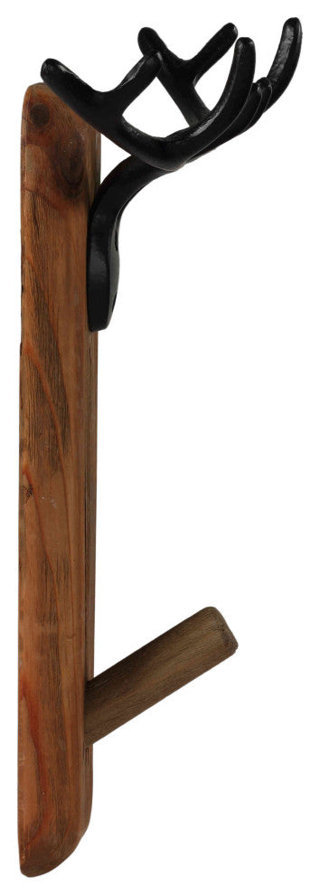 Bare Decor Beau Wall Mounted Antler Coat Hook