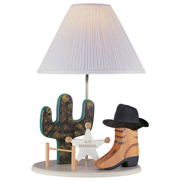 Lite Source Cowboy Lamp, Beige