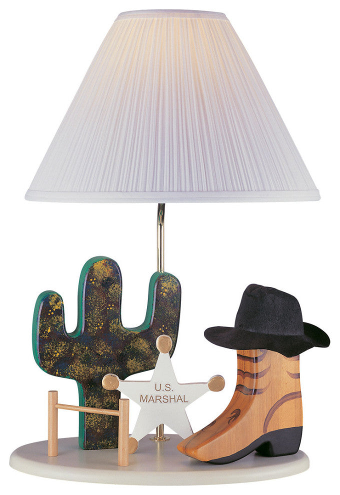 Lite Source Cowboy Lamp, Beige