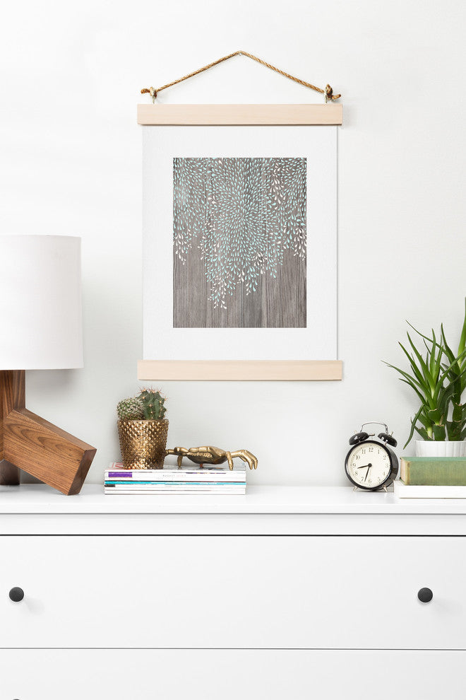 Deny Designs Iveta Abolina Coastal Raindrops Art Print