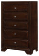 Jaxson 5-Drawer Chest, Cappuccino