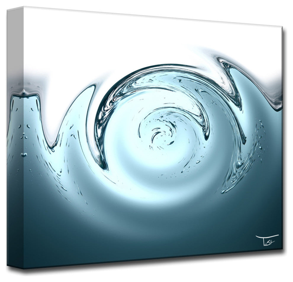 Ready2Hangart 'Aqueous Trance Xxv' By Tristan Scott Canvas Art, 16" Hx12 I