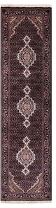 2' 1" X 7' 7" Runner Persian Tabriz Wool & Silk Hand Knotted Rug - Q13042