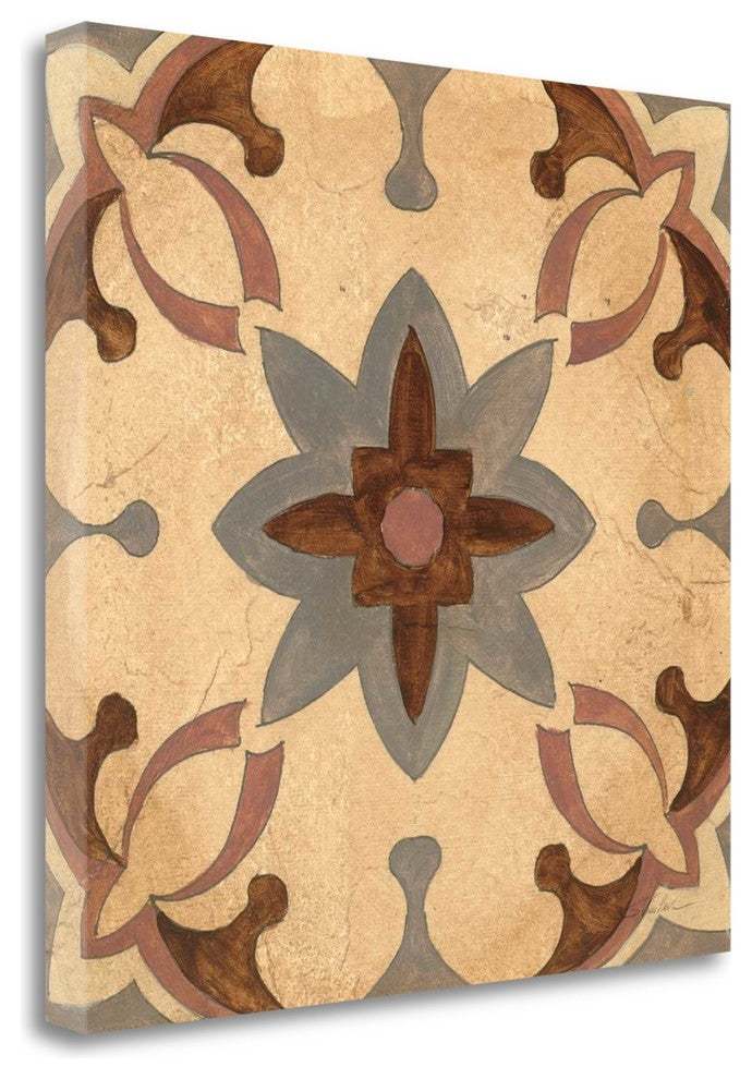 "Andalucia Tiles D Color" By Silvia Vassileva, Giclee on Gallery Wrap Canvas
