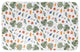 Floral Summer Palms 34x21 Bath Mat