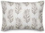 White Fern Pattern 14x20 Indoor/Outdoor Pillow